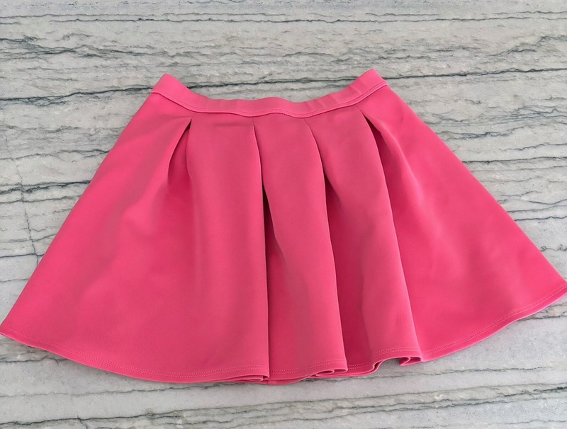 Abercrombie Kids Girls Pink Pleated Skirt Size L (14)