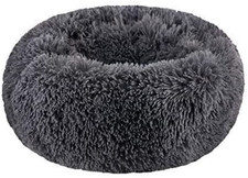 BODISEINT Modern Soft Plush round Pet Bed for Cats or Small Dogs, Mini Medium Si