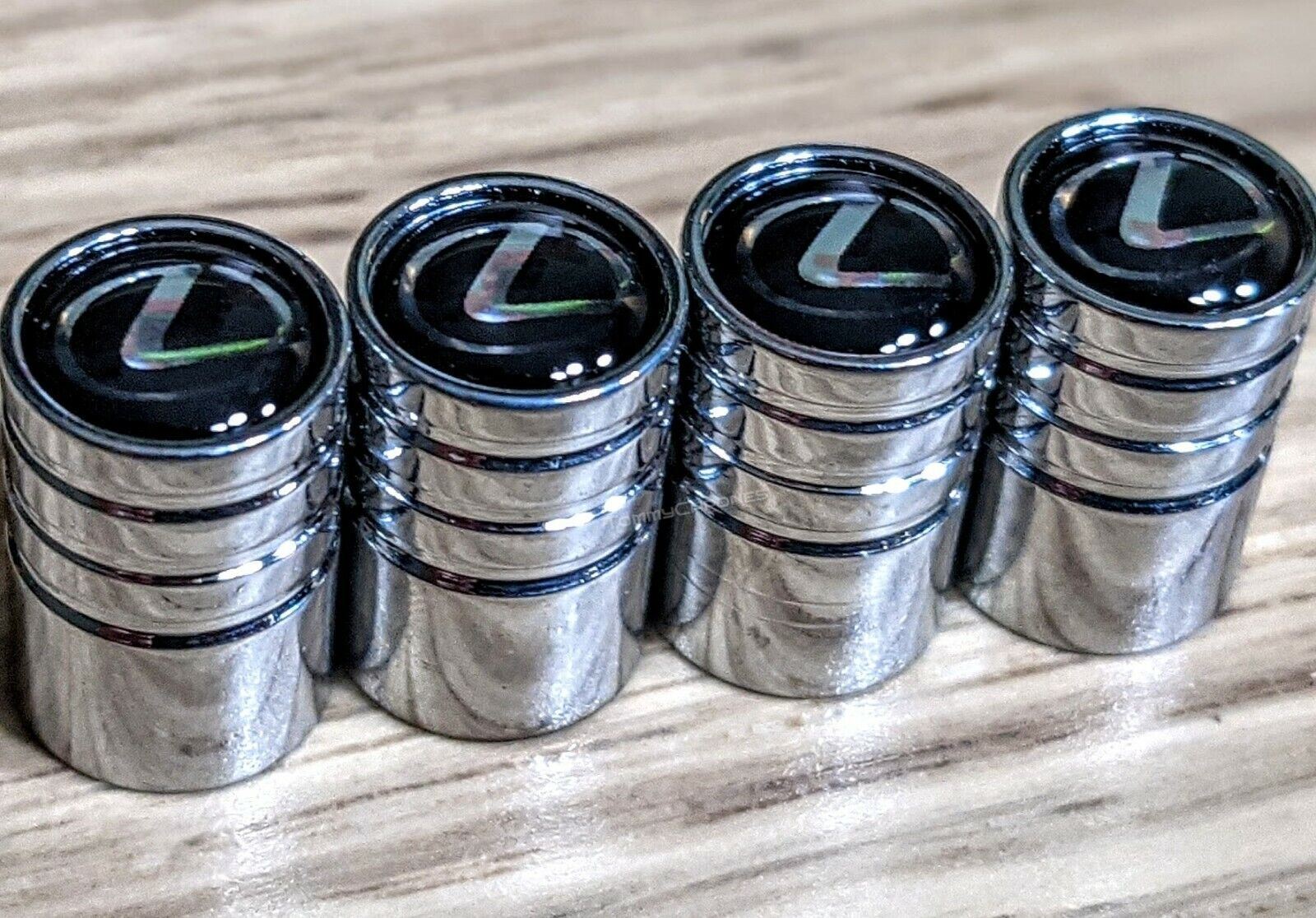 Chrome Tire Valve Stem Caps for Lexus (Set of 4) Universal Fit eBay