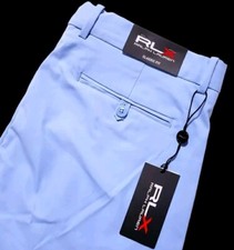 RLX Ralph Lauren Golf Heather Weight Cypress 34x32 Classic Fit Blue Pants 125