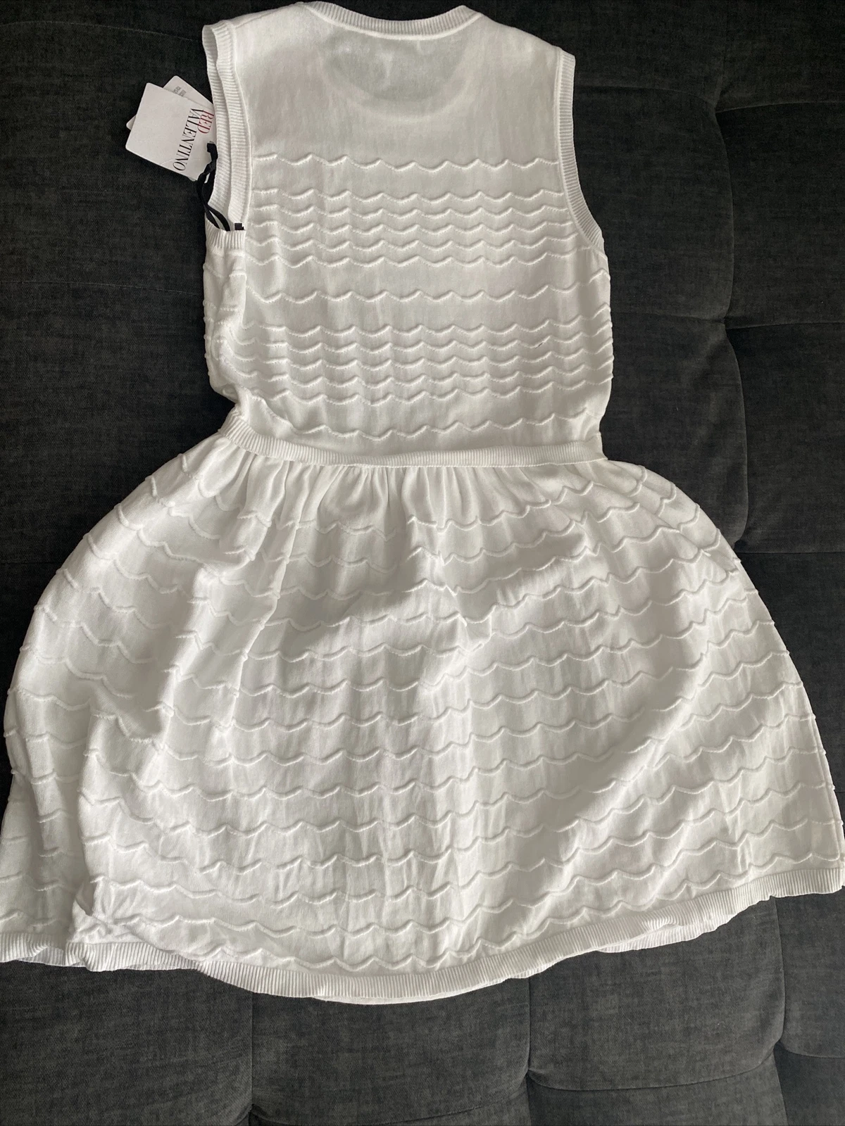 Valentino Abito Rosso Bianco Grande