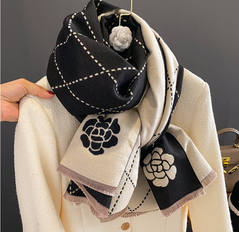 Kaschmir-ähnlicher Damen Schal – Weicher Winterschal Ohne Statik | Gestrickt & Kuschelig | Perfektes Weihnachtsgeschenk