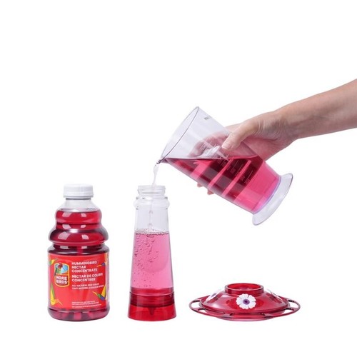 2 More Birds Hummingbird Vitamins & Minerals All-Natural Nectar Concentrate 32oz - Afbeelding 4 van 4