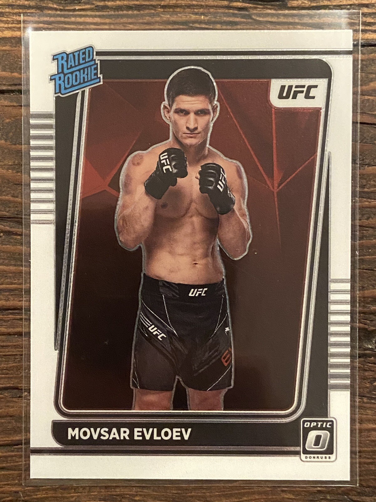 Movsar Evloev RC #112 - 2022 Panini Donruss Optic UFC