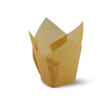 Unbleached Tulip Baking Cups Cupcake Liners Muffin Liners Greaseproof Paper 200