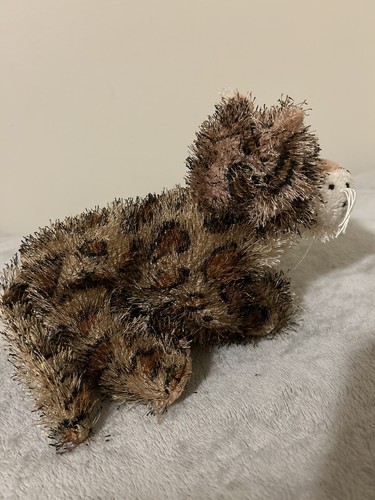 Ganz Darker Leopard Stuffed Toy; About 7“ Tall & about 9” Long; Vivid Color; - Picture 4 of 10