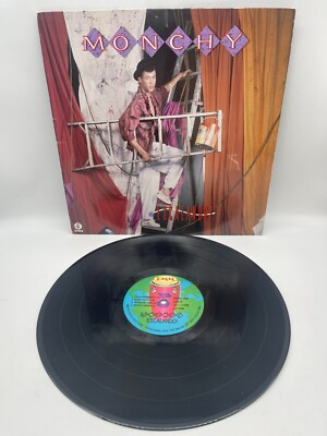 #ad Monchy Escalando LP 1990 RMM 1690 Latin Merengue Vinyl Record $15.88