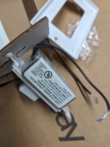 Broan 99030254, 57W Electronic Variable Speed Control 3 amp 120V Bath fan White - Picture 4 of 7
