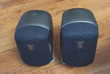 A Pair Of Logitech THX Speakers PC Home Theatre Satellite Aux Connections Wired