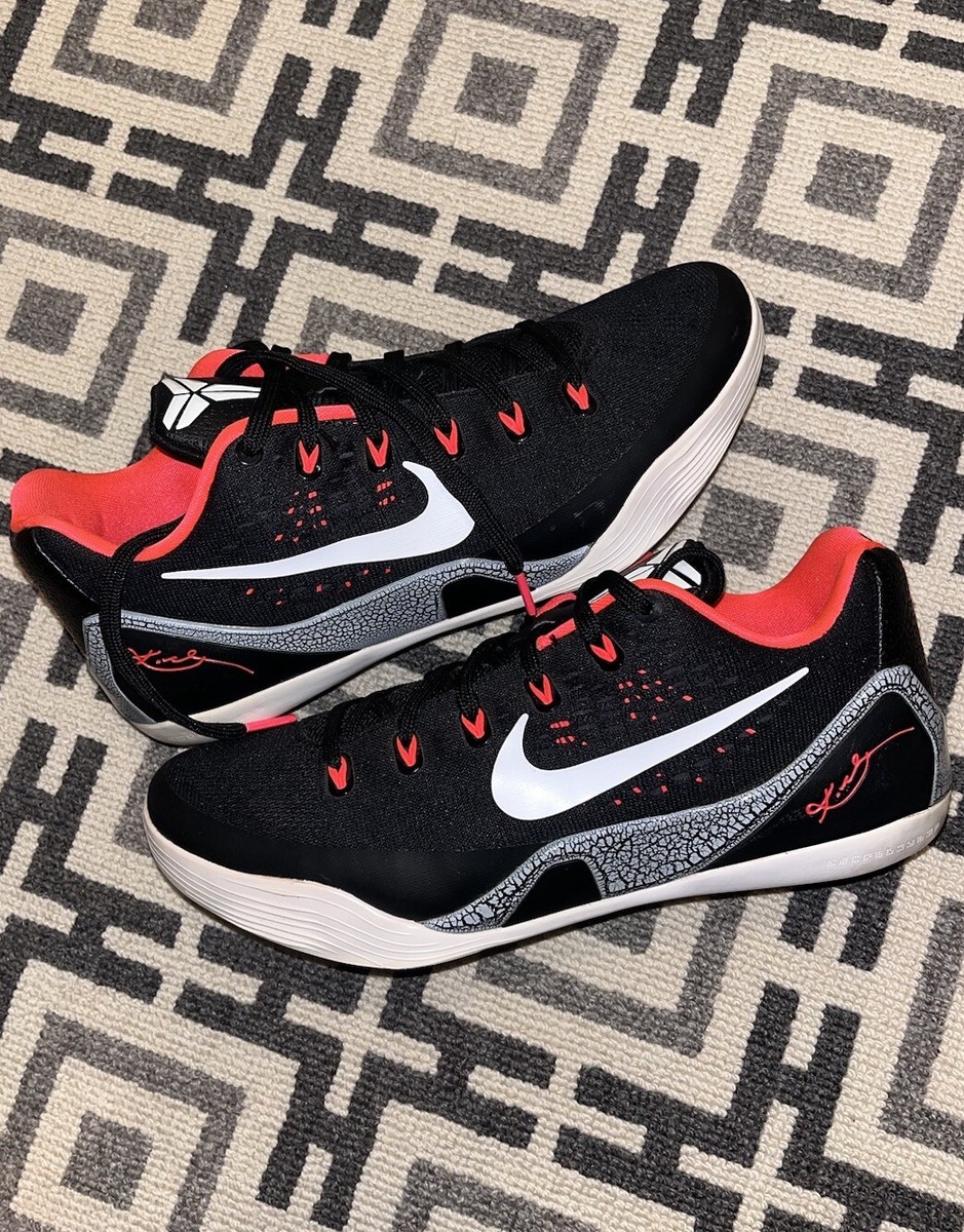 Size Nike Kobe EM Laser Crimson Black 646701-001 Mamba