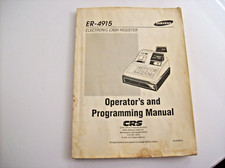 MANUALE OPERATORE E PROGRAMMAZIONE REGISTRATORE DI CASSA SAMSUNG ER-4915