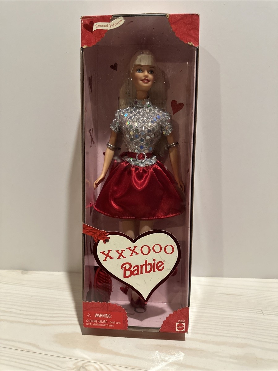 1999 Mattel Valentine XXXOOO Barbie Doll Special Edition NRFB New