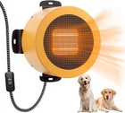 TURBRO Neighborhood 狗屋加热器 400W,壁挂式 10 英尺防咬绳,黄色