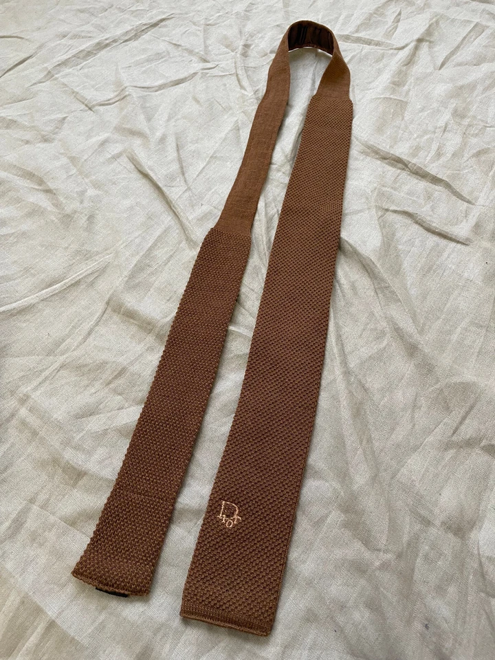 Dior Vintage Hombre Lana Marrón Tejido Foto 2 de 4