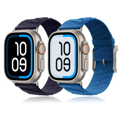 2025 New Nylon Sport Band for Apple Watch 11 10 9 8 7 SE 42/44/46/49mm Ultra 3 2