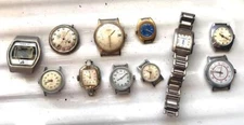 Vintage Watch movements, faces, bezels, straps  - spare & repairs