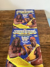 New Vintage Diamond 1991 WWF Wrestling Sticker Book Lot