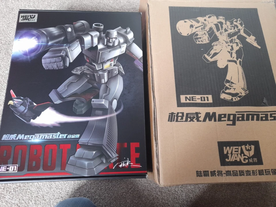 Wei Jiang 3rd party Oversized Transforming Evil Robot Ne-01 Megamaster Boxed - Image 2 of 4