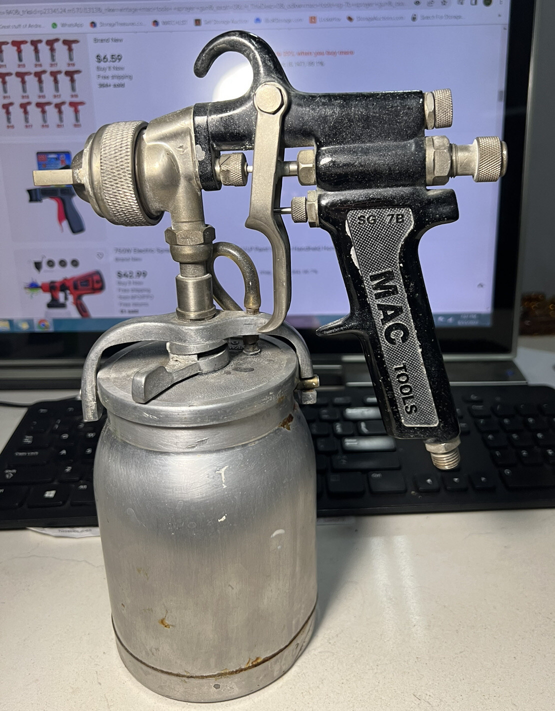 Vintage Mac Tools Spray Gun SG7B eBay