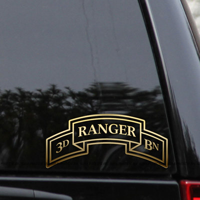 Army 3rd Ranger Battalion Sroll Tab Vinyl Decal Sticker | eBay