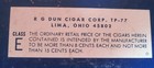 R.G. Dun Bouquet cardboard cigar box — photo 5