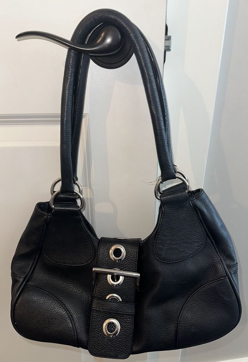 PRADA Black Vitello Daino Leather Hobo Buckle Bag | eBay PRADA Black Vitello Daino Leather Hobo Buckle Bag | eBay