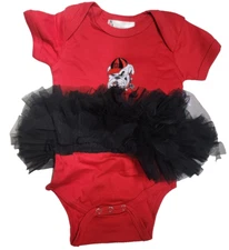 Two Feet Ahead Baby Newborn Ohio State Buckeyes Tutu Dress 6 Months New