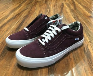 vans old skool pro burgundy