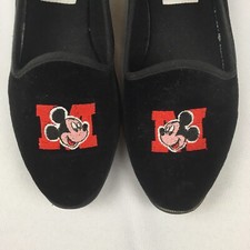 Mickey Disney Shoes Women  s Size 7 Loafer Flat Slip Ons