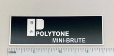 Polytone Mini Brute Speaker Amplifier Badge Custom Made Aluminum 