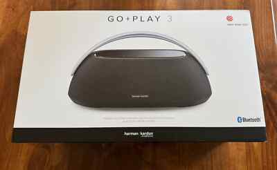 Harman Kardon Go + Play 3 Portable Bluetooth Speaker, Black