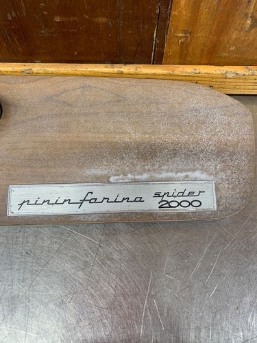 Fiat 124 Spider 2000 Glove Box Door With Emblem + Lock , No Key. Used FJ09 - Bild 2 von 6
