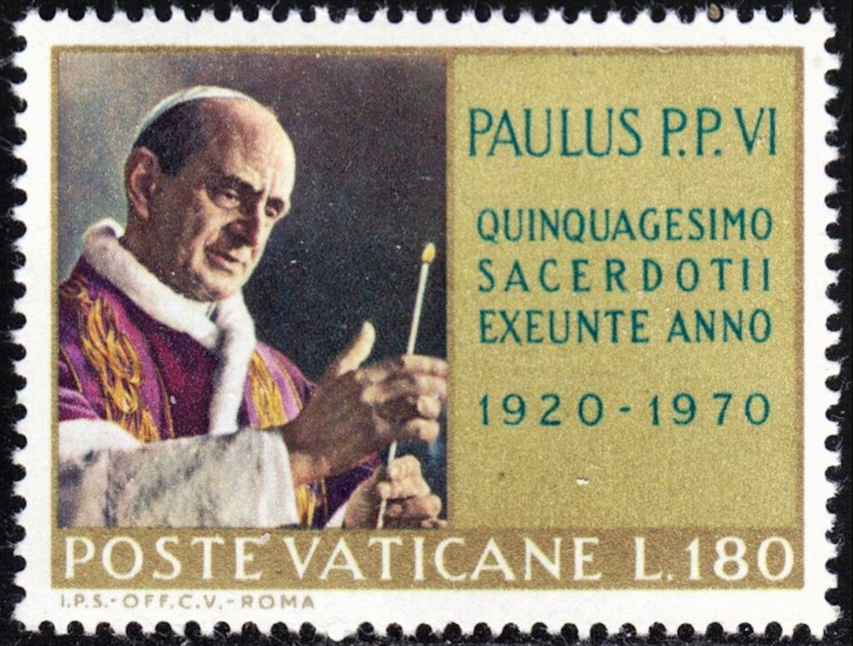 Vatican #Mi0568 MNH 1970 Pope Paulus VI Priest Jubilee [491] | eBay