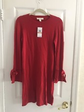 MICHAEL KORS RED LONG SLEEVE DRESS LADIES SIZE SMALL NWT