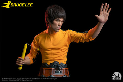 Infinity Studio Bruce Lee Life-Size Bust (Mint in Box, Brown Shipper)