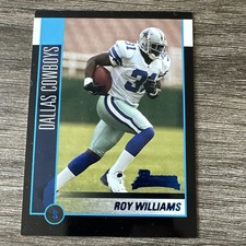 Bowman 2002 Roy Williams Rookie Dallas Cowboys #127 NFL Football Trading Card. rookie card picture