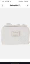 Loungefly DISNEY Holiday Mickey  Minnie Pastel Snowman Wallet New