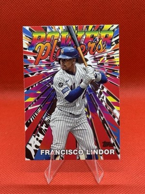 2025 Topps Series 1 - Power Players Francisco Lindor #PP-11