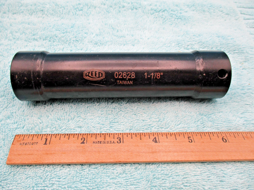 Reed Genuine 02628 1-1/8" Extended Socket 6" Long Deep - Picture 5 of 5