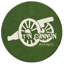 Tin Cannon Brewing Co Beer Coaster Gainesville VA