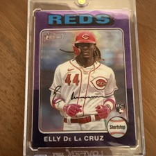 Elly De La Cruz [Blue Sparkle Refractor] #473 Prices | 2024 Topps