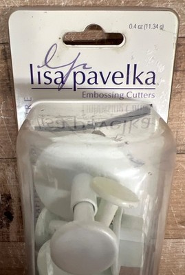 Lisa Pavelka 3 Embossing Cutters Ivy Leaf Design For Polymer Or Clay Crafts
