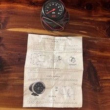 Vintage Bd Faira Tachometer A-1430-80 Car - Boat 3 250 Degree 
