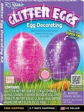 Glitter Egg Decorating Kit for Easter Crafts - DIY Supplies and Tools