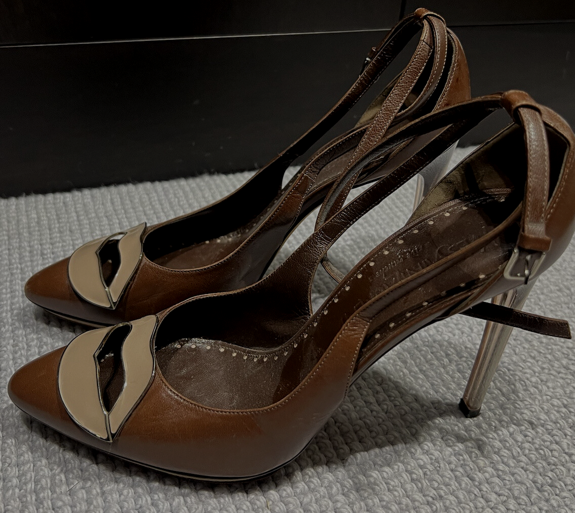 Yves Saint Laurent by Tom Ford high heels: collectible Brown Dali