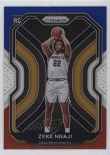 2020-21 Panini Prizm Red White & Blue Prizm Zeke Nnaji #266 0jq7