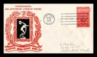 DR JIM STAMPS US COVER AMERICAN TURNERS 100TH ANNIVERSARY FDC CROSBY PHOTO