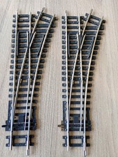 Pair Of Hornby R8073 Right Points. OO Gauge Nickel Silver 