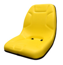 John Deere Lawn Mower Seat w/ Steel Pan Yellow LX255 LX266 LX277 LX279 LX280