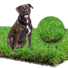 GLOBREEN Large Fake Grass for Dogs Potty Training, 4 FT X 6FT Realistic Pets ...